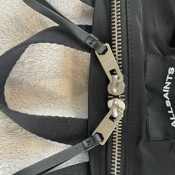 All Saints Black Travel Bag - Picture 11 of 16